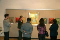 Выставка икон Юрия Кузнецова, икона «Моление о чаше»border=